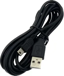Câble V3 d'interface de type T de charge de synchronisation de données Mini USB ronde