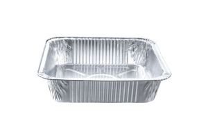 1000ml Einweg-Aluminiumfolien-Lebensmittels chale zum Mitnehmen Verpackungs box Koch behälter mit Karton deckel - Product Image 4