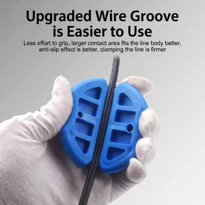 <b>Wire</b> Grip Nylon Serrated Jaw 9mm Thickness For <b>Electrical</b> Conduit DIY Use - Product Image 3