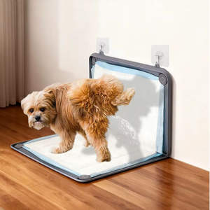 Soporte Reutilizable <span class=keywords><strong>para</strong></span> Almohadillas de Orina <span class=keywords><strong>para</strong></span> Mascotas, Bandeja de Entrenamiento de Silicona, Impermeable, Antideslizante, Fácil de Limpiar, <span class=keywords><strong>para</strong></span> Uso en Interiores y Exteriores - Product Image 1