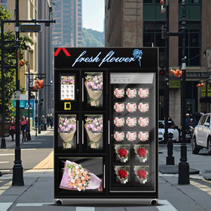 Máquina expendedora floral de enfriamiento Máquina expendedora automática de floristería de flores para plantas florales en centro comercial - Product Image 1