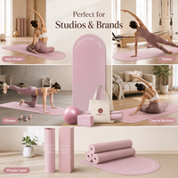 Tapis de yoga en caoutchouc naturel PU personnalisé OEM ODM, 5 mm, antidérapant, haute adhérence, fabricant de tapis d'exercice à marque privée