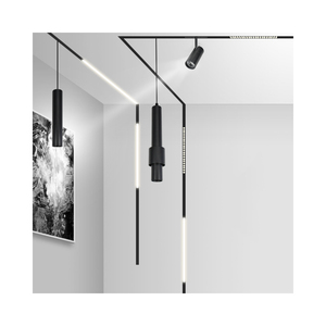 Système d'éclairage sur <span class=keywords><strong>rail</strong></span> LED, projecteur linéaire 10W 20W 30W, luminaires encastrés ou à poser, vente en gros - Product Image 1