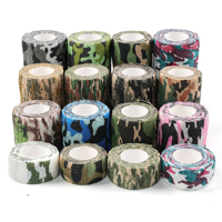 Fournisseur en gros de bandages adhésifs camouflage non tissés, hautement élastiques et respirants, fabricant de bandages cohésifs