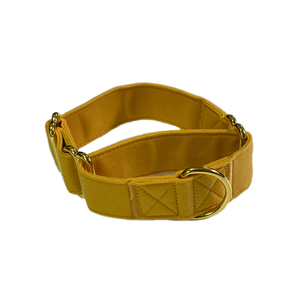 Collar de Perro <span class=keywords><strong>Martingale</strong></span> Ajustable de Alta Calidad, Lujoso, Suave y Cómodo, con Anillo en D de Metal Dorado, al por Mayor - Product Image 5