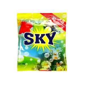 35g Super quality high foam detergent powder names of laundry powder for south africa