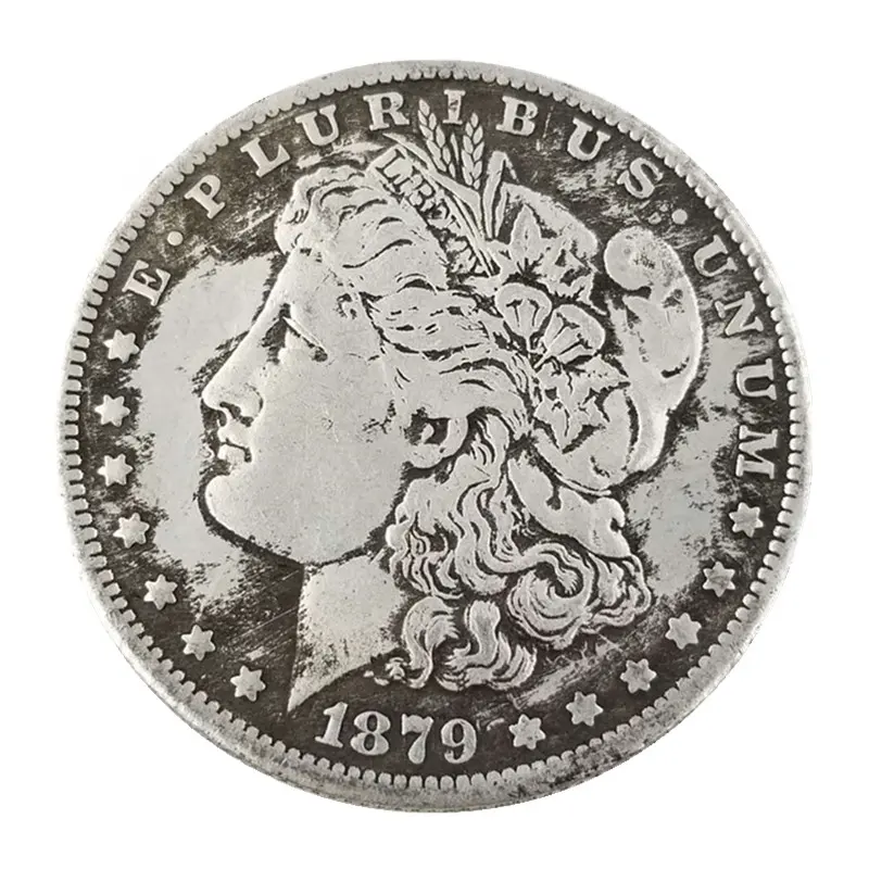 Antieke Zilveren Dollar Collectie Fabriek Prijs 1879 Amerikaanse Morgan Herdenkingsmunt