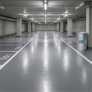 Peinture pour sols en béton CSC, résine synthétique et plastiques, pureté 50 %, pour garage, entrepôt, usine et installations industrielles - Product Image 4