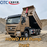Высокопроизводительный самосвал HOWO 6X4 для перевозки песка и руды: мощный двигатель, надежная гидравлическая подъемная система