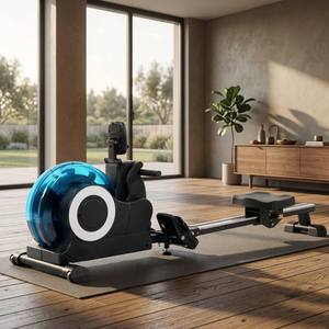 <span class=keywords><strong>Rameur</strong></span> pliable pour la maison, équipement de fitness ZB-RM-5, rangement <span class=keywords><strong>vertical</strong></span>, avec application Bluetooth et moniteur LED intelligent - Product Image 4