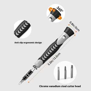 Kit d'outils de réparation professionnel de précision de 115 pièces pour téléphones mobiles électroniques, magnétique, antidérapant, en acier inoxydable Torx - Product Image 6