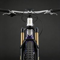 Vélo de montagne en fibre de carbone EU/US avec fourche en alliage d'aluminium, jantes 27,5 pouces, 10 vitesses, léger, DH - Livraison rapide