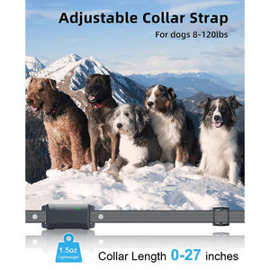 Электронный ошейник Bousnic для дрессировки собак, радиус действия 4000 футов, водонепроницаемый IP67, экологичный, контроль лая, звуковой сигнал, вибрация, безопасный, до 20 часов работы - Product Image 5