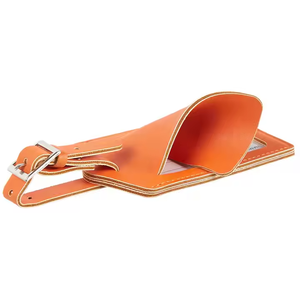 Wholesale <b>Cheap</b> Custom Logo PU Leather White Luggage Tags Travel Accessories Suitcase Tag - Product Image 2