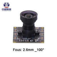 ZWAK H65 1MP 2.6mm 100 HD CMOS Sensör 30fps UVC Mini USB 2.0 Kamera Modülü Mikro Distorsiyon Lensli Çoklu İşletim Sistemli Video Konferans