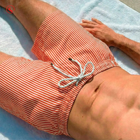 Shorts de bain personnalisés pour hommes, à la mode, avec cordon de serrage, séchage rapide, respirants, pour la plage et le surf