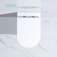 Articles sanitaires FABIA, approuvés CE, pour projets hôteliers, salles de bain commerciales, vente en gros, standard australien, cuvette en céramique blanche, siphon...