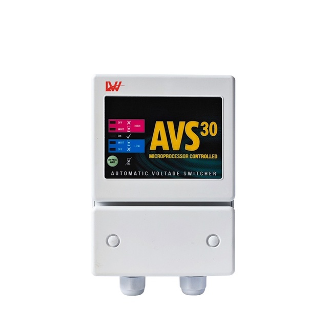 AVS30 Automatic Voltage Switch Over and Under Voltage Protector 230V AC with Dual Display