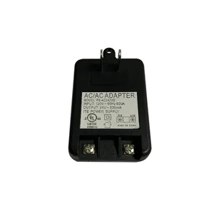 Transformateur de classe 2 AC24V 20VA adaptateur de sonnette 24 volts 20W transformateur enfichable pour bande LED