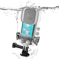 Accessoires pour caméra d'action Insta360 One X3 VR, cage à double objectif étanche à 45 m sous l'eau avec boîtier de plongée JM-24102904