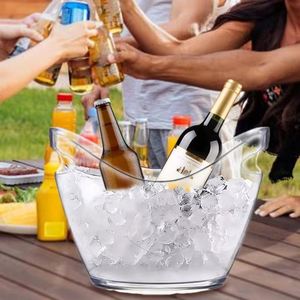 Multifunctional Large Clear Ice Bucket with Beverage Tub for Wine & Champagne Cooling Essential Bar Supplies - Product Image 5