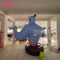 Personnage de dessin animé Bluey personnalisé, figurine gonflable pour les événements publicitaires