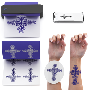<span class=keywords><strong>Imprimante</strong></span> thermique portable A4 pour <span class=keywords><strong>l</strong></span>'impression de tatouages et de documents - Product Image 1