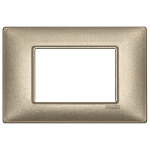 Plaque murale Vimar Bronze Métallique 12,7 cm x 9,3 cm pour interrupteurs - Product Image 1