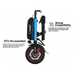 ELESMART A6 Handbike Elettrica 36V 500W con Batteria al Litio 12.8AH/16AH, Doppio Freno a Disco, per Uso Esterno con Sedia a Rotelle Manuale - Product Image 1