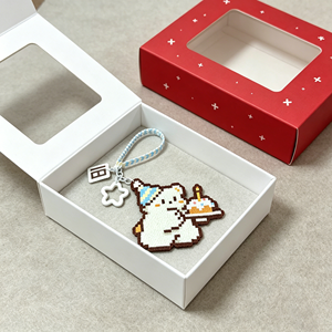 Custom High-End Waterproof Cardboard Key <b>Ring</b> Keychain Gift <b>Box</b> with Magnetic Closure Black EVA Sponge Liner - Product Image 2