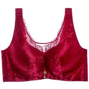 Novo Design Transparente Sem Forrado Lace Bras Roupa Interior das Mulheres com Calcinha Padrão Peito Grande Tamanhos 32 50 Fio Livre Vest Brassiere - Product Image 6