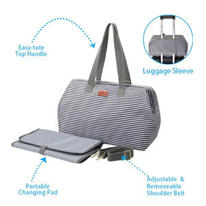 กระเป๋าผ้าอ้อมเด็กแบบขายส่ง ดีไซน์เนอร์ ผลิตจากโพลีเอสเตอร์ ทรงโท้ท ทันสมัย กระเป๋าสำหรับคุณแม่ ลายพิมพ์สวยงาม จุของได้เยอะ กันน้ำ ทนทาน - Product Image 2