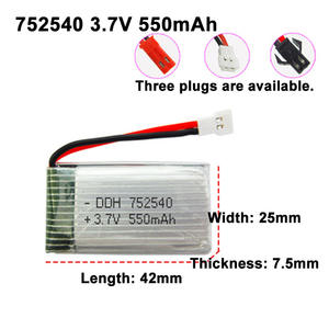 Mini Quadcopter/Drone Remote Control dengan Baterai Lithium Ion 3.7V yang Dapat Diisi Ulang Mainan Pesawat Model Anak-anak - Product Image 4