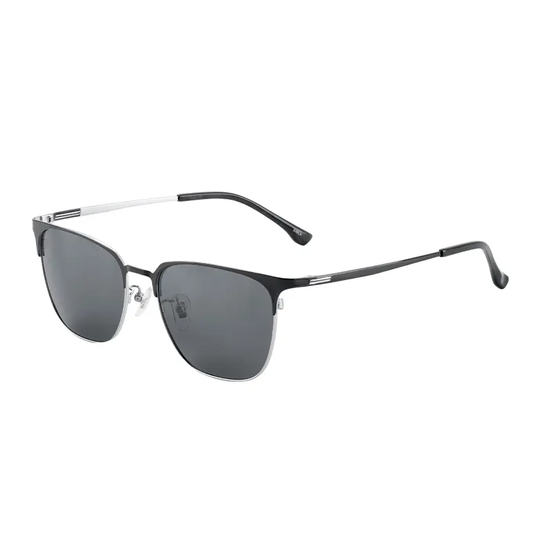 Fashion Trend Square Men Sun Glasses Titanium Polarized Sunglasses