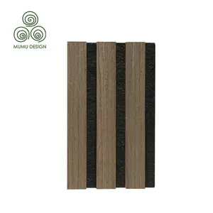 MUMU customization polyester acoustic panels high density acoustic for indoor wooden acoustic panel