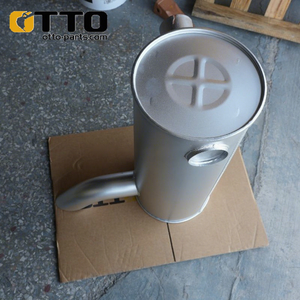 Peredam knalpot ZX210-3 OTTO untuk <span class=keywords><strong>Hitachi</strong></span> ekskavator ZX210-3 4HK1 suku cadang pengganti sistem knalpot Muffler mesin - Product Image 1