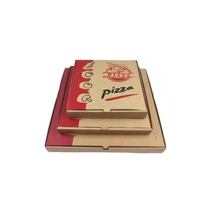 Boîte à <span class=keywords><strong>pizza</strong></span> sur mesure, jetable, en <span class=keywords><strong>carton</strong></span> kraft, pour emporter, 10/12/14/16 pouces, marron, blanc, noir, boîte d'emballage pour <span class=keywords><strong>pizza</strong></span> - Product Image 5