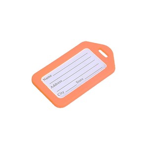ป้ายติดกระเป๋าเดินทาง PVC ทนทาน กันน้ำ ป้ายชื่อกระเป๋าเดินทาง ป้าย ID สำหรับเดินทาง ป้ายชื่อสั่งทำพิเศษ พร้อมโลโก้ส่วนตัว อุปกรณ์เสริมสำหรับสนามบิน - Product Image 3