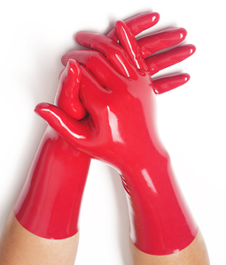 カスタムカット フェティッシュ ラテックス グローブ ロング＆ショート ファッション手袋 加工サービス付き ゴム製品 - Product Image 4