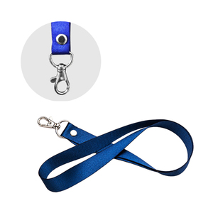 2026 High Quality Custom Polyester ID Card Holder Phone Lanyards Metal Stainless Steel Lanyard Clip Hook