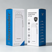Boîte d'emballage en papier pour thermos au design minimaliste personnalisé, expédition rapide en 72h, boîte en carton biodégradable