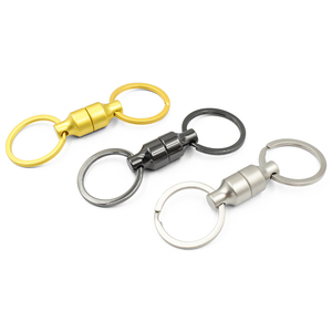 พวงกุญแจแม่เหล็กอลูมิเนียมมาพร้อมกับพวงกุญแจแยกวงกลมและพวงกุญแจขนาดเล็ก - Product Image 1