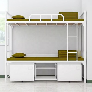 Lit superposé double robuste pour école Glory Merge, lit à deux étages en métal, lit superposé en fer, lit superposé double pour école - Product Image 4