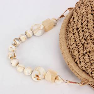 Fashion Women's Daily Casual Straw Bag Simple Seaside Vacation Open Closure Beach Bag - Product Image 3