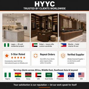 Modern Kitchen Cabinets <strong>Gold</strong> and Black Custom Solid Wood Kitchen Cabinet Luxury Storage Furniture OEM ODM Factory Supplier - Product Image 5