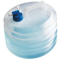 81051A #   Sac de transport d'eau pliable et extensible en LDPE, étanche, facile à transporter, conteneur portable, capacité 3L/5L/8L/10L/15L, camping