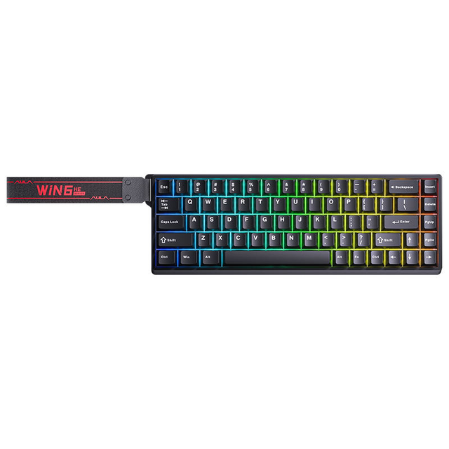 AULA WIN68 HE 65% Wired Gasket-mounted Gaming Hall Effect Keyboard 68 Keys Magnetic Switches Mechanical Keyboard