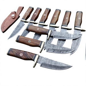 Couteau à lame fixe Rat Tail en acier Damas, couteau de survie - Garantie de 3 ans, prix bas pour les détaillants - Product Image 3