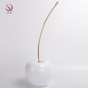 Ornements de cerise en résine minimaliste moderne décoration de bureau de salle à manger artisanat créatif de fruits de cerise pour la décoration intérieure moderne - Product Image 6