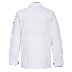 PORTWEST - C835WHRS Surrey chefs chaqueta blanca manga larga-EAN 5036108026975 CHEFS AND FOOD INDUSTRY WORKWEAR - Product Image 2